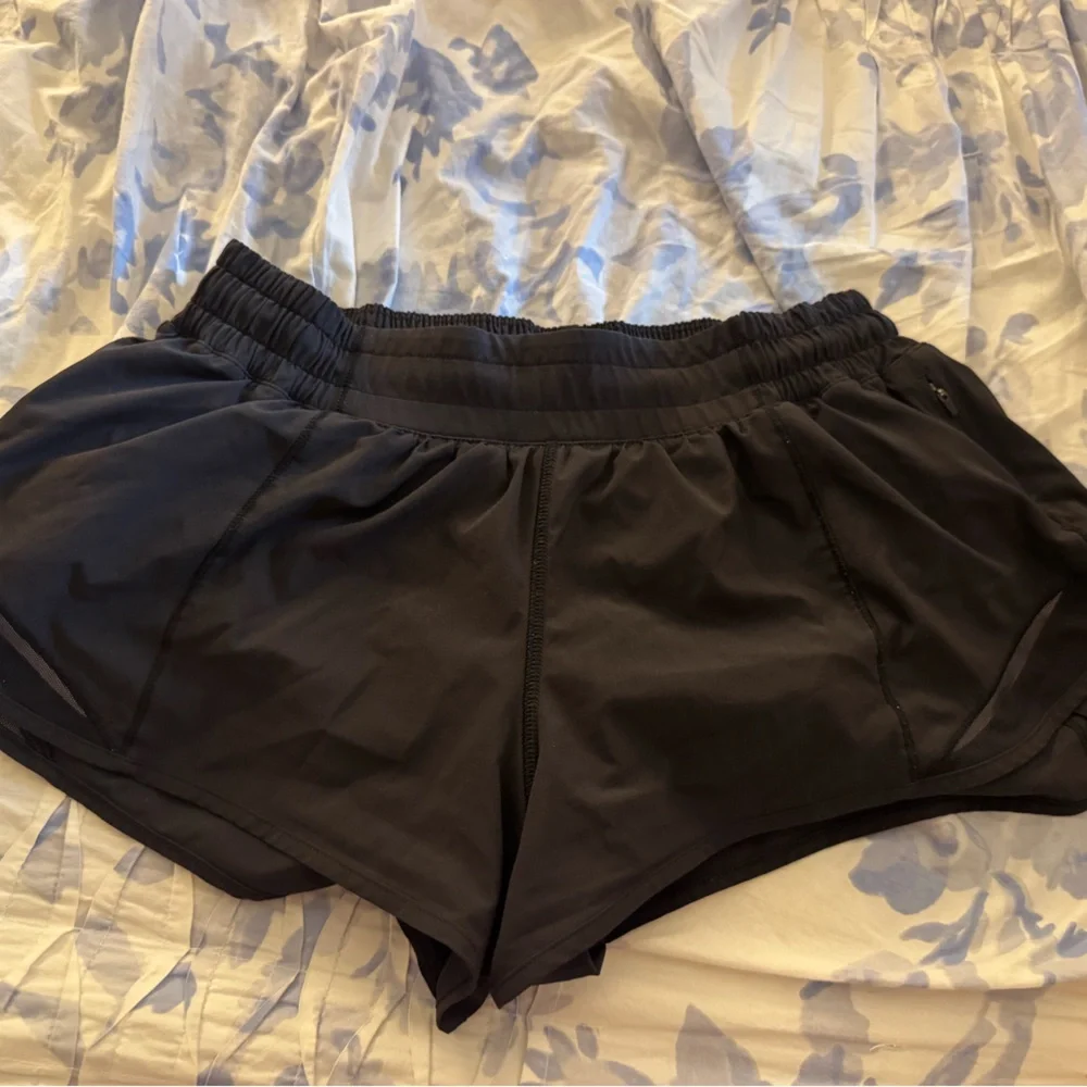 Lululemon Black Hotty Hot Shorts